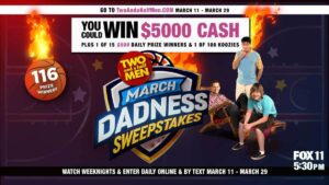 TWO AND A HALF MEN March Dadness Sweepstakes Word Of The Day