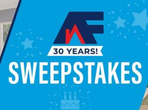 American Freight Cheers To 30 Years Sweepstakes