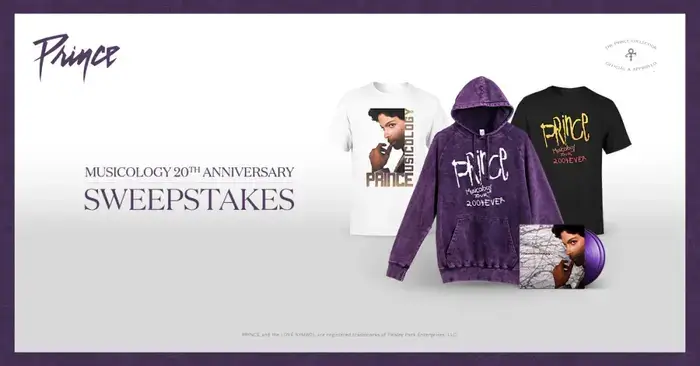 Prince Musicology 20th Anniversary Sweepstakes
