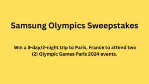 Samsung Olympics Sweepstakes