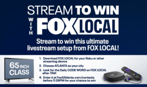 Fox 5 Atlanta Local Stream Giveaway