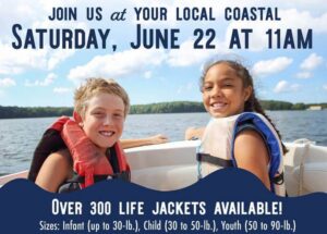 Coastal Life Jacket Giveaway 2024